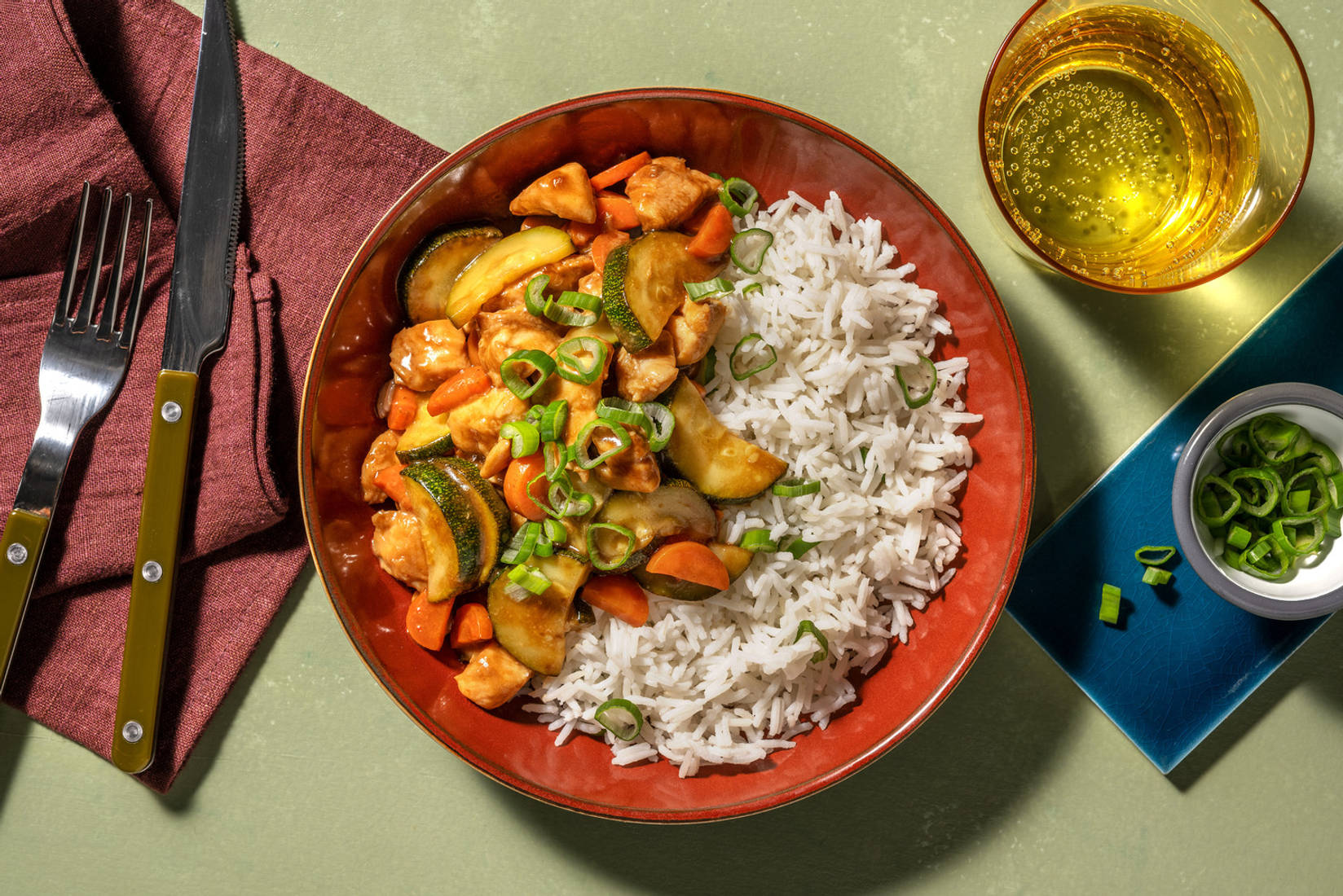 Poulet au beurre, au miel et à l’ail