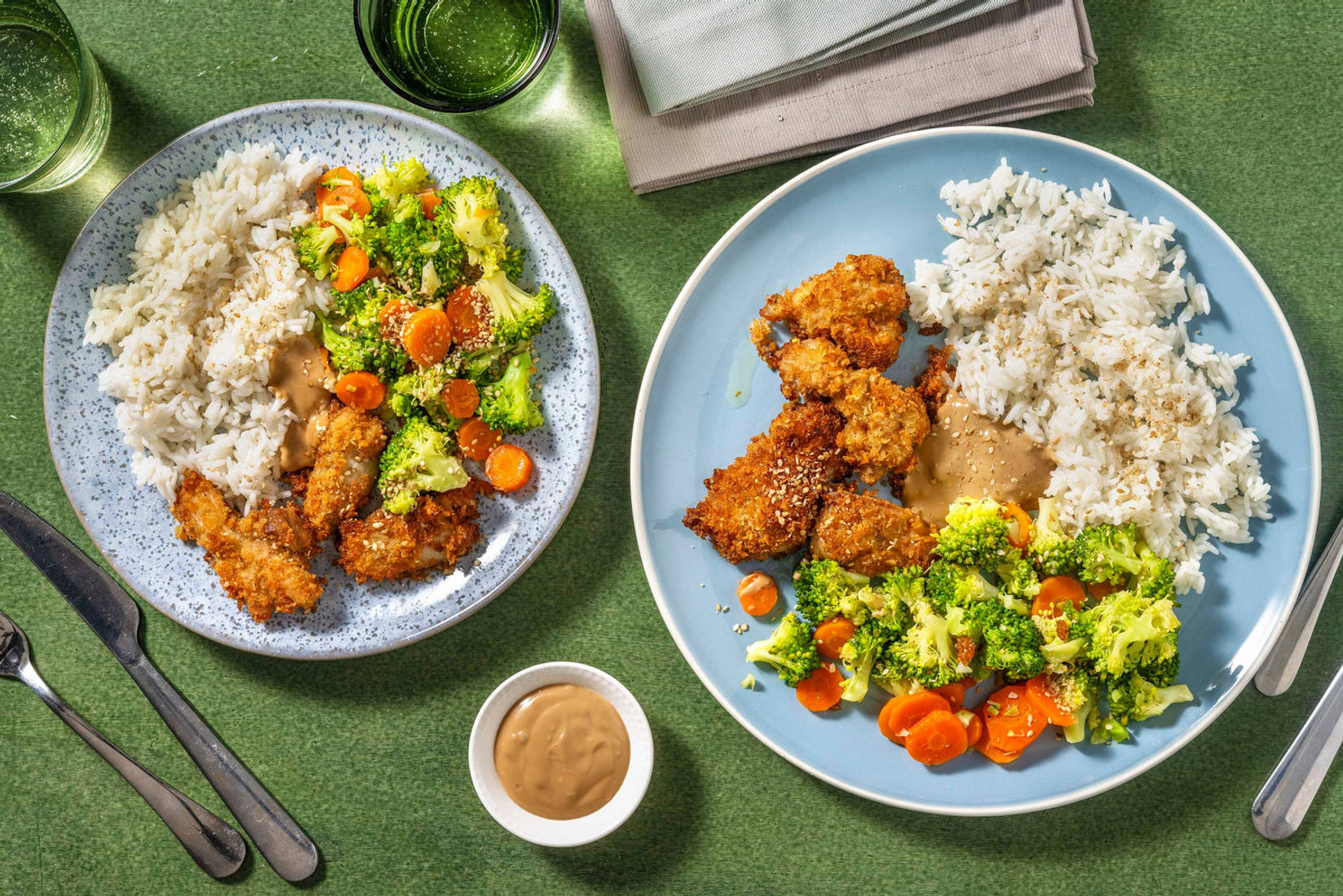 Poulet pané aux épices du Moyen-Orient