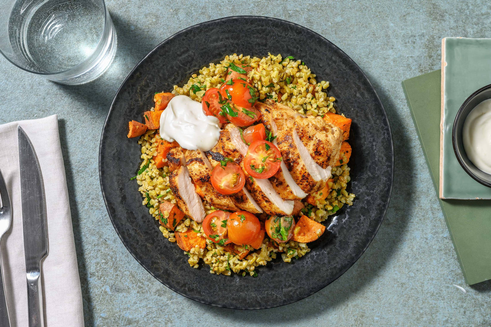 Poulet rôti aux épices shawarma