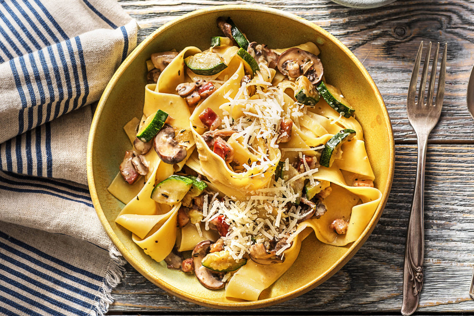 Pronto Bacon Pappardelle