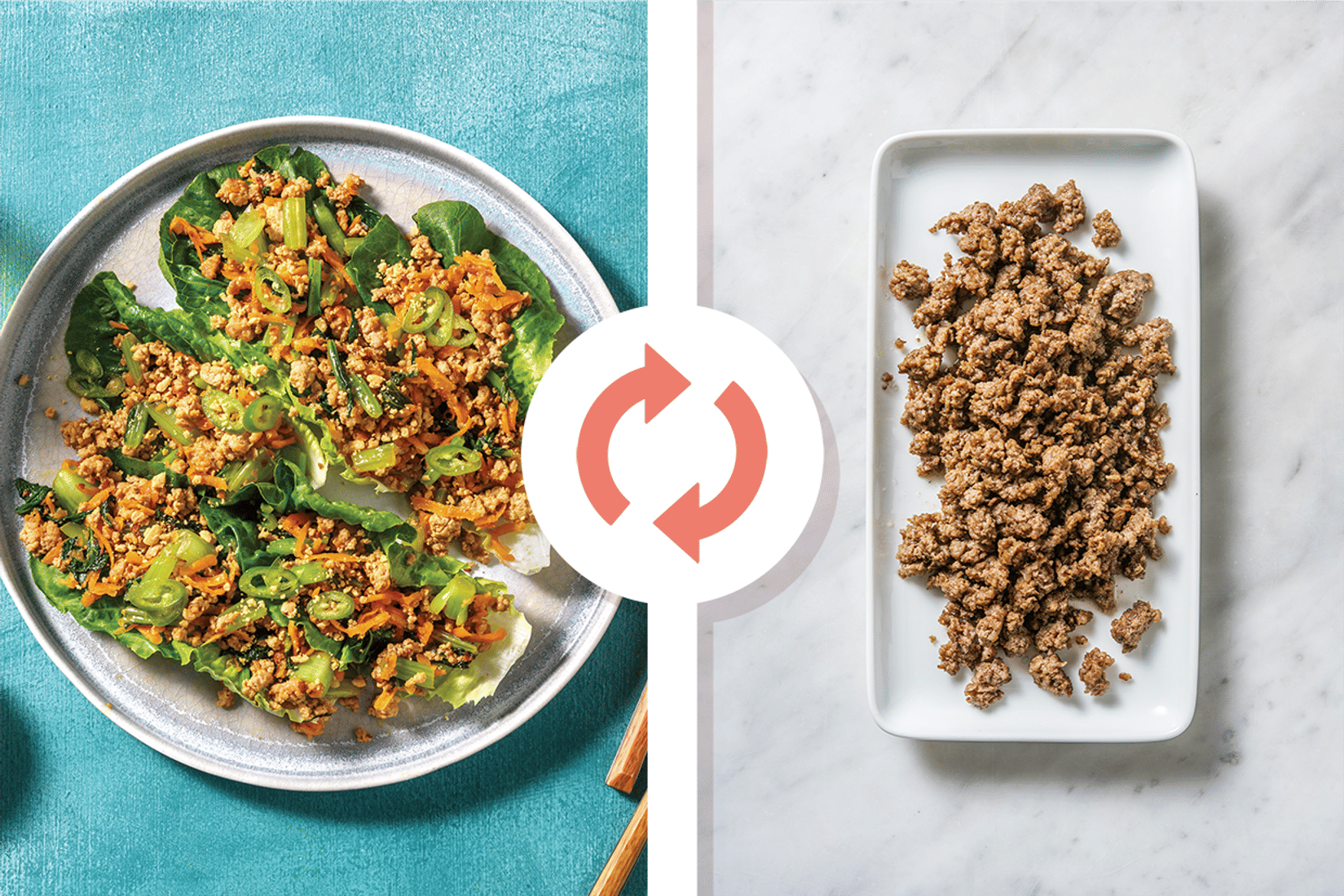 Garlic & Ssamjang Beef Lettuce Cups