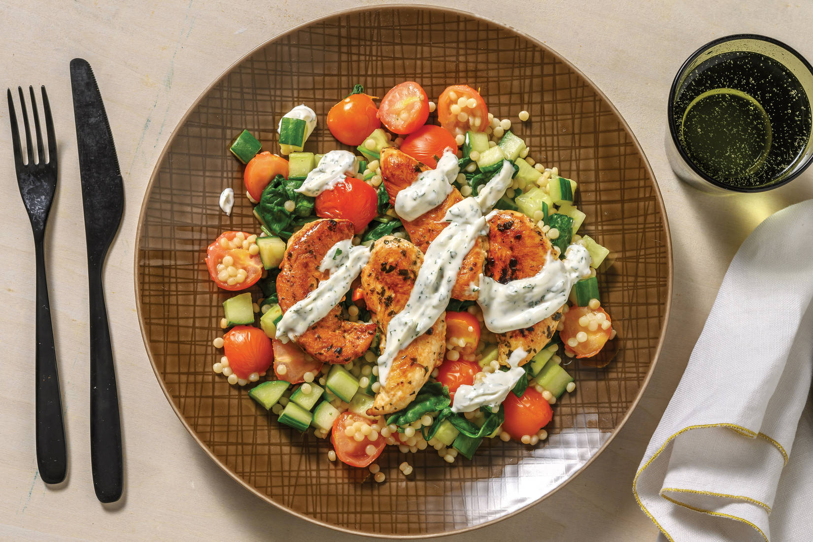 Mediterranean Garlic-Honey Chicken