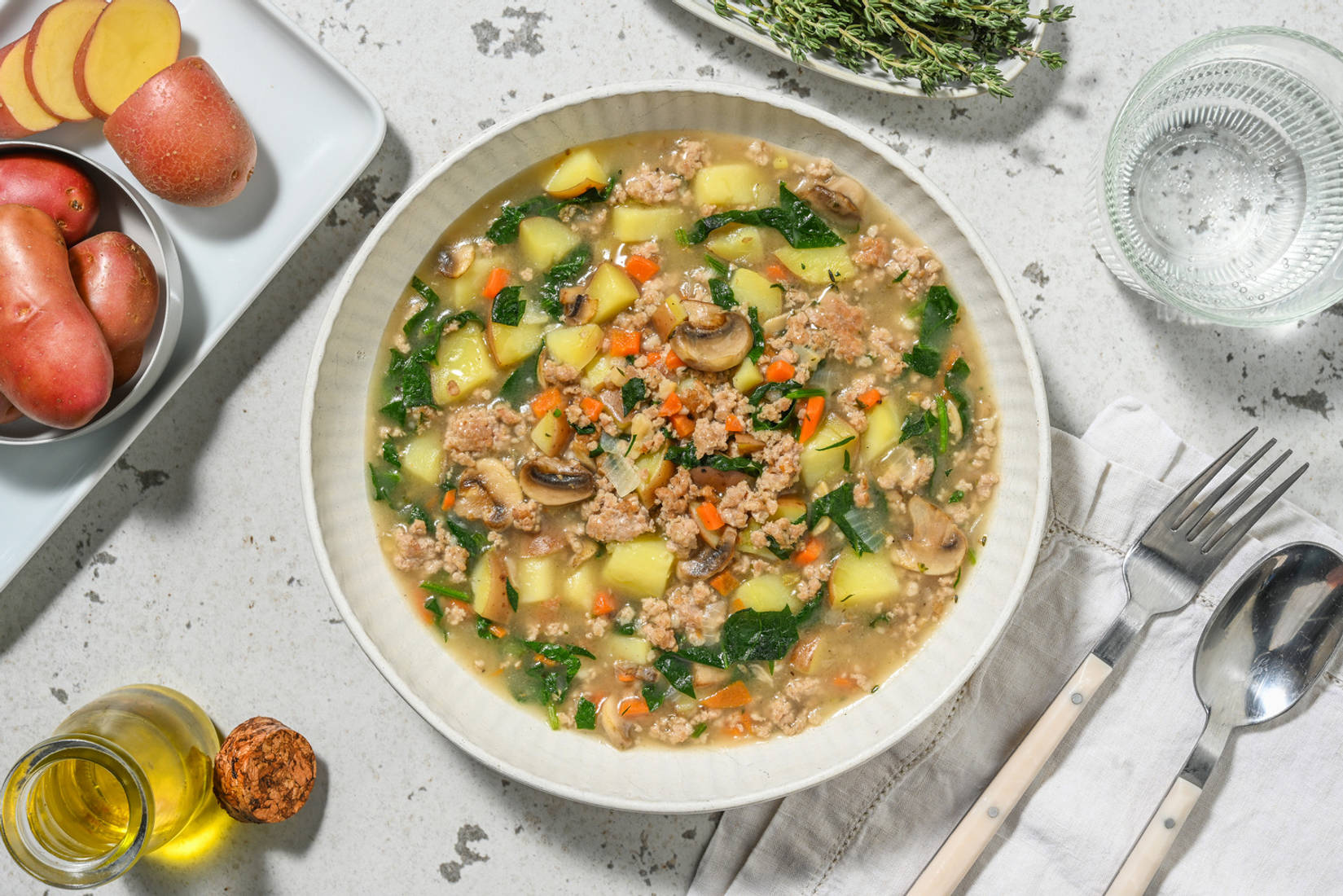 Smart Beyond Meat® and Mushroom Stew