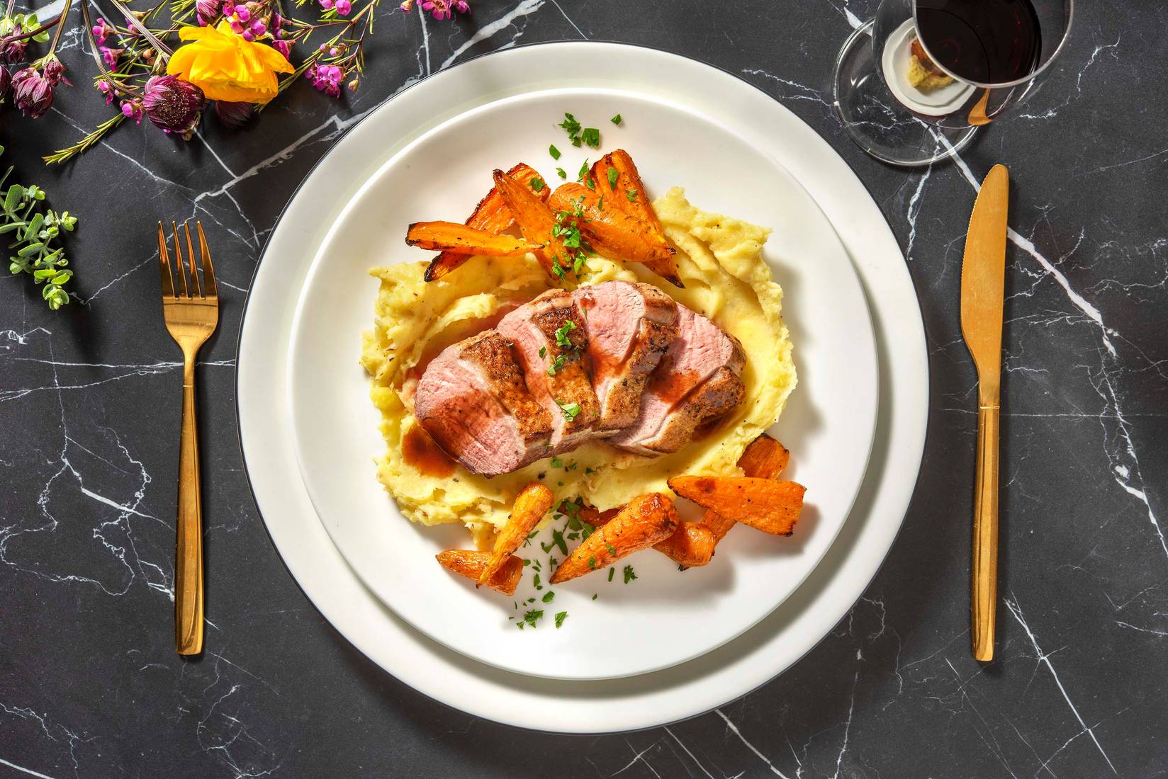 Roasted Duck Breast and Redcurrant Jus