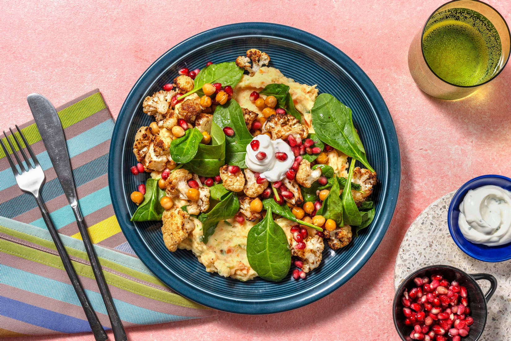 Röst-Blumenkohl auf Kartoffel-Rüebli-Püree