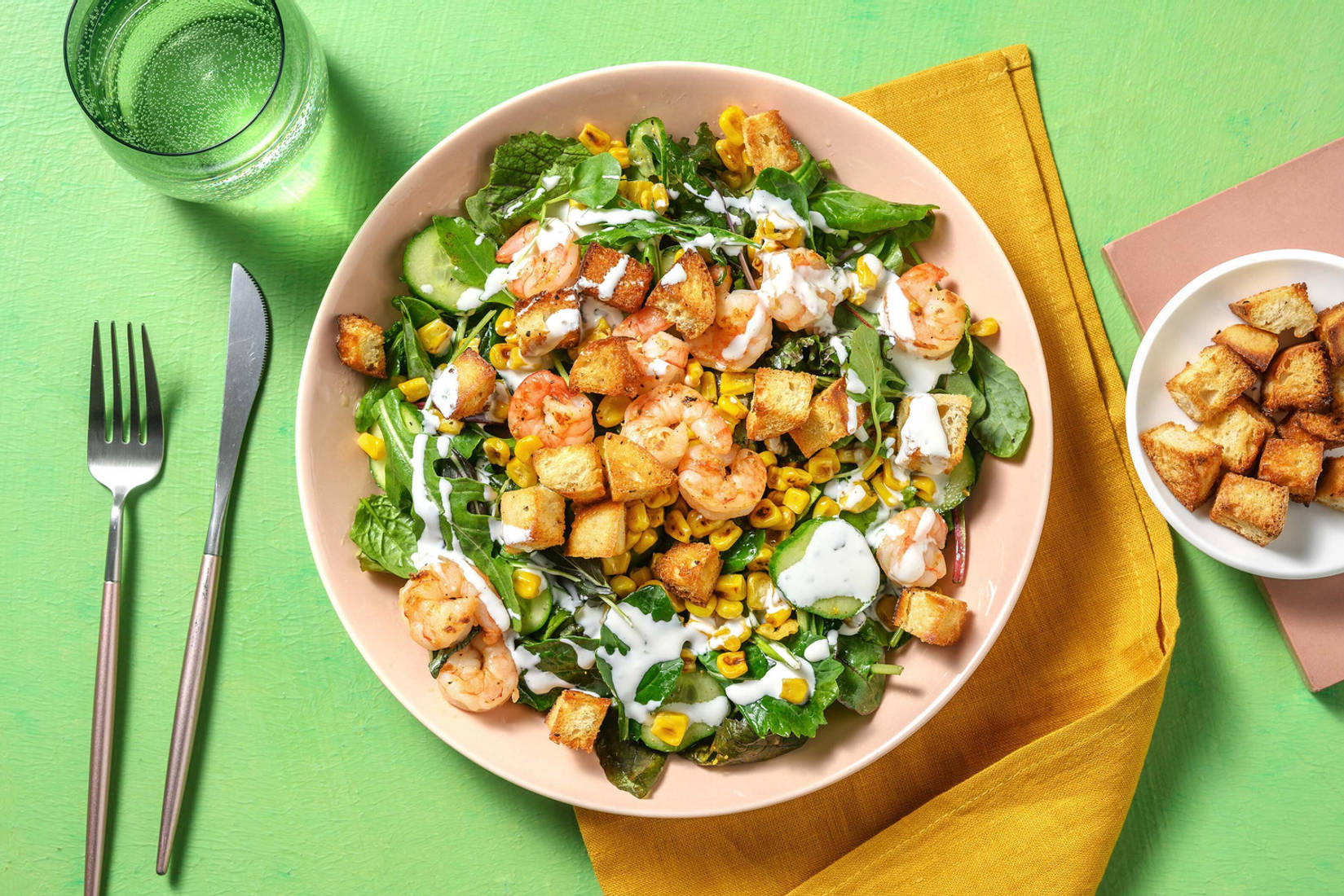 Smart Shrimp and Charred Corn Salad