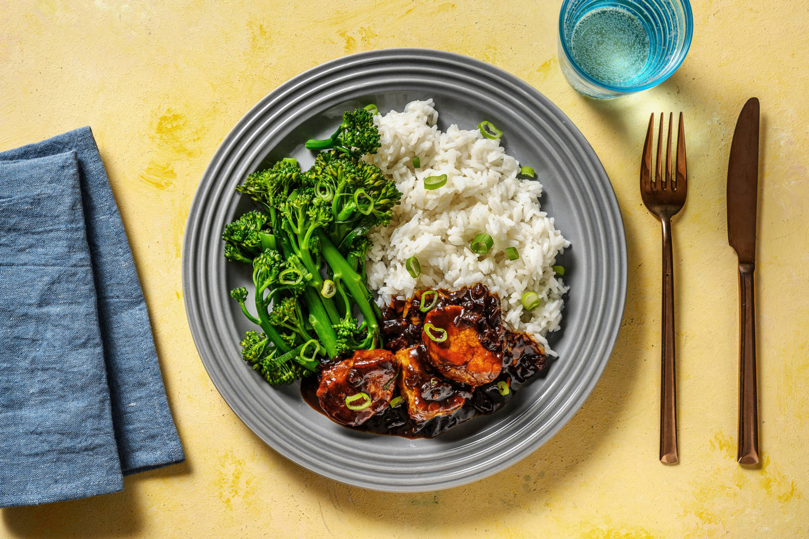 Schweinefilet in Pflaumensoße