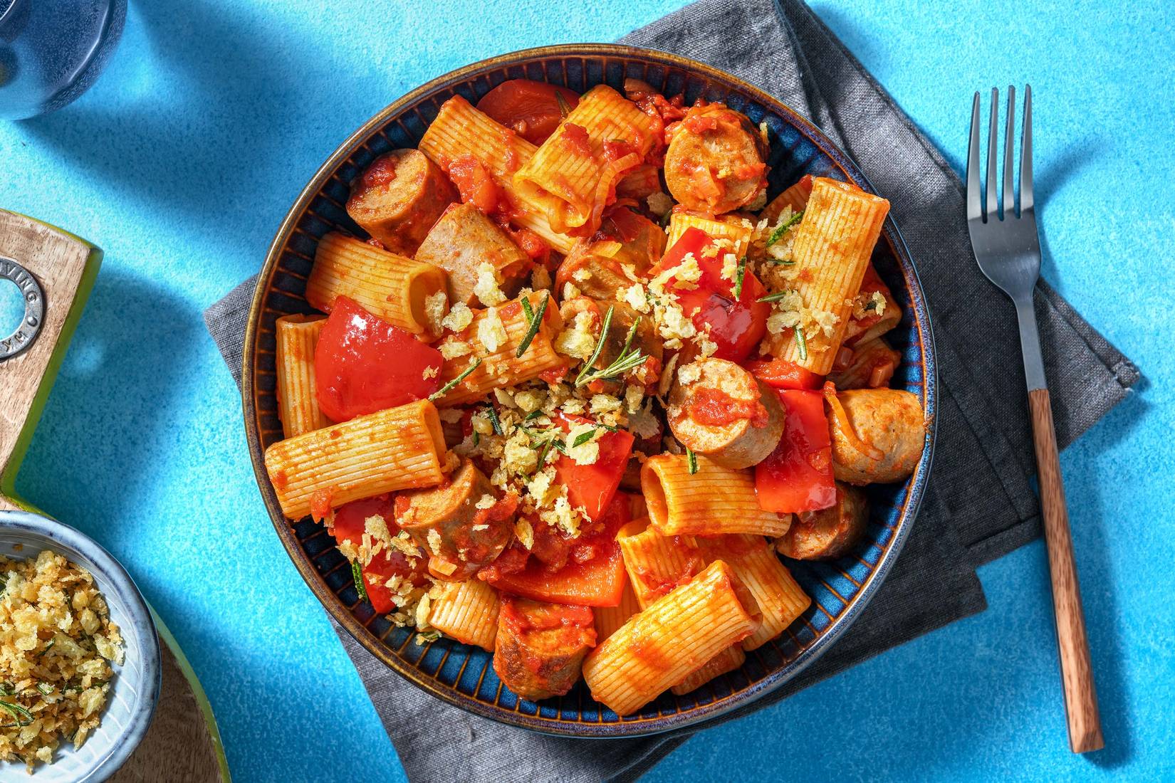 Smoky Plant-Based Sausage Rigatoni