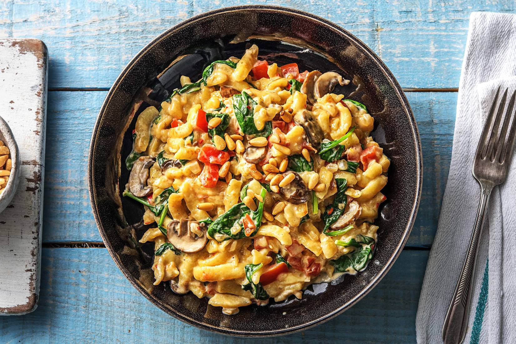 Cremige Spätzlepfanne