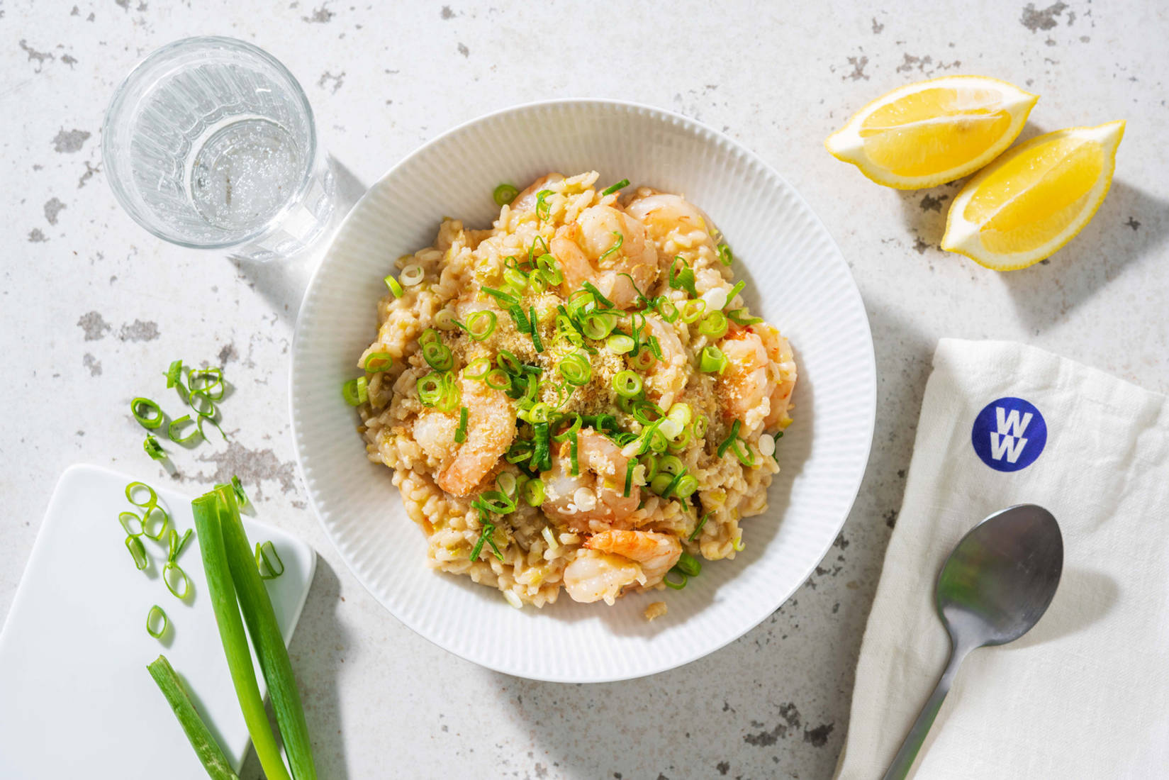 Spicy Cajun Prawn Risotto