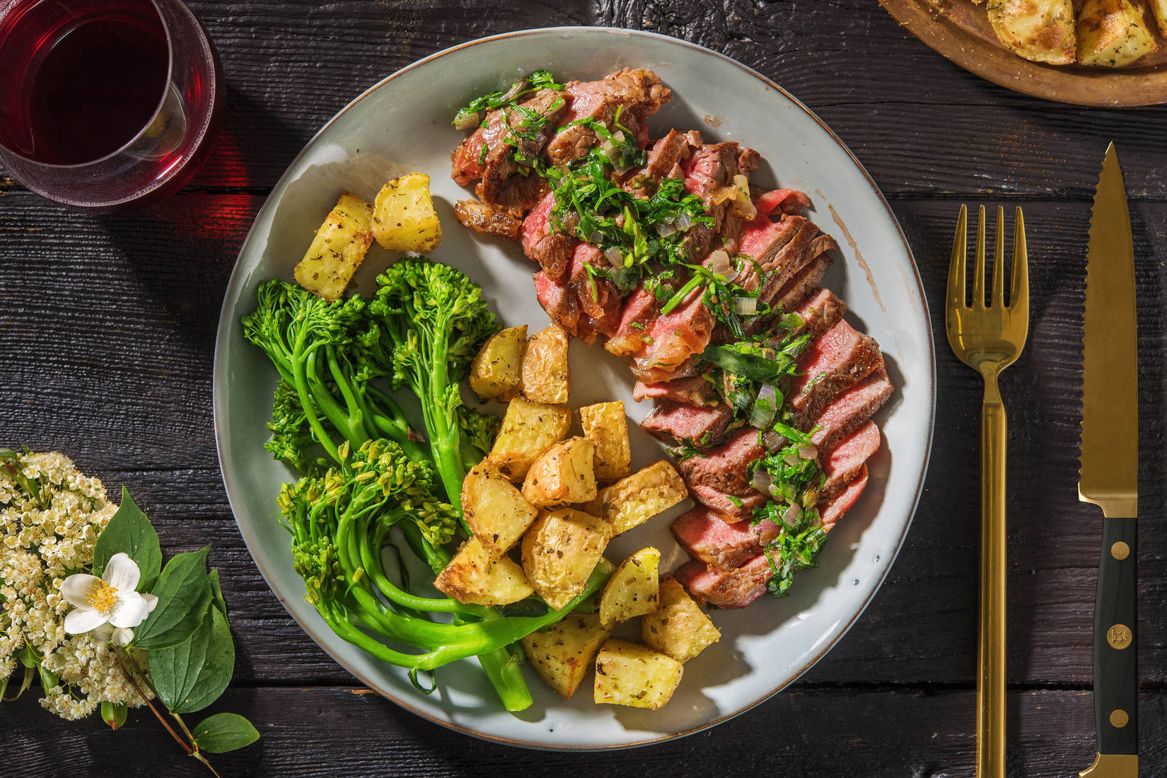 Steak and Bearnaise Butter