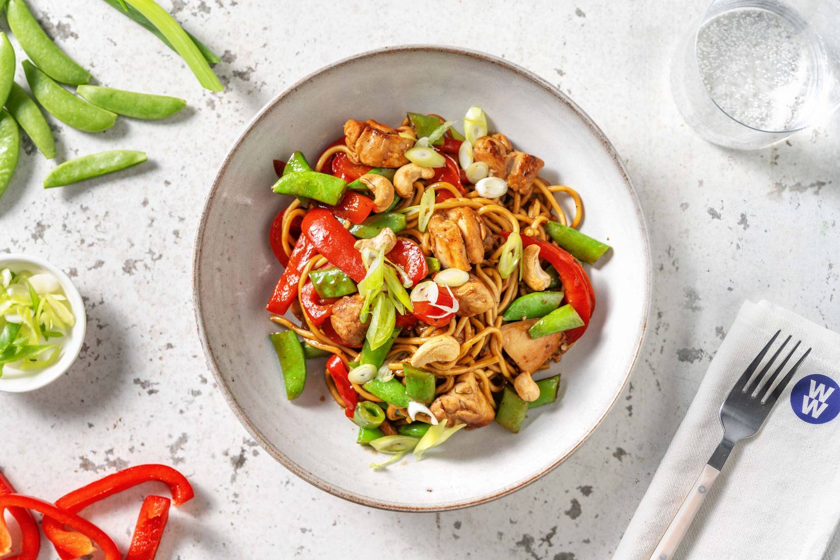 Stir-Fried Chicken Noodles