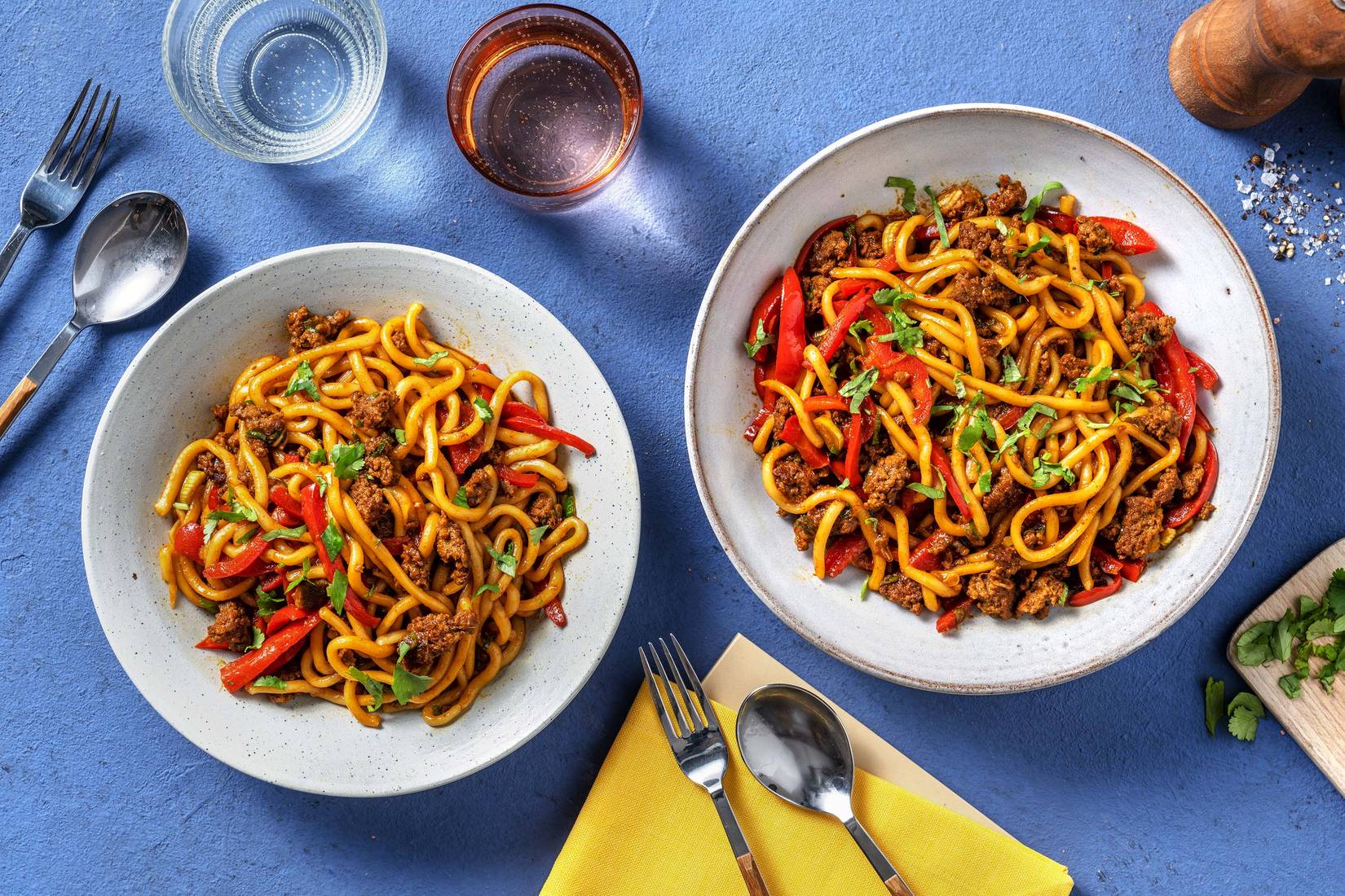 Superfast Thai Inspired Pork Noodles