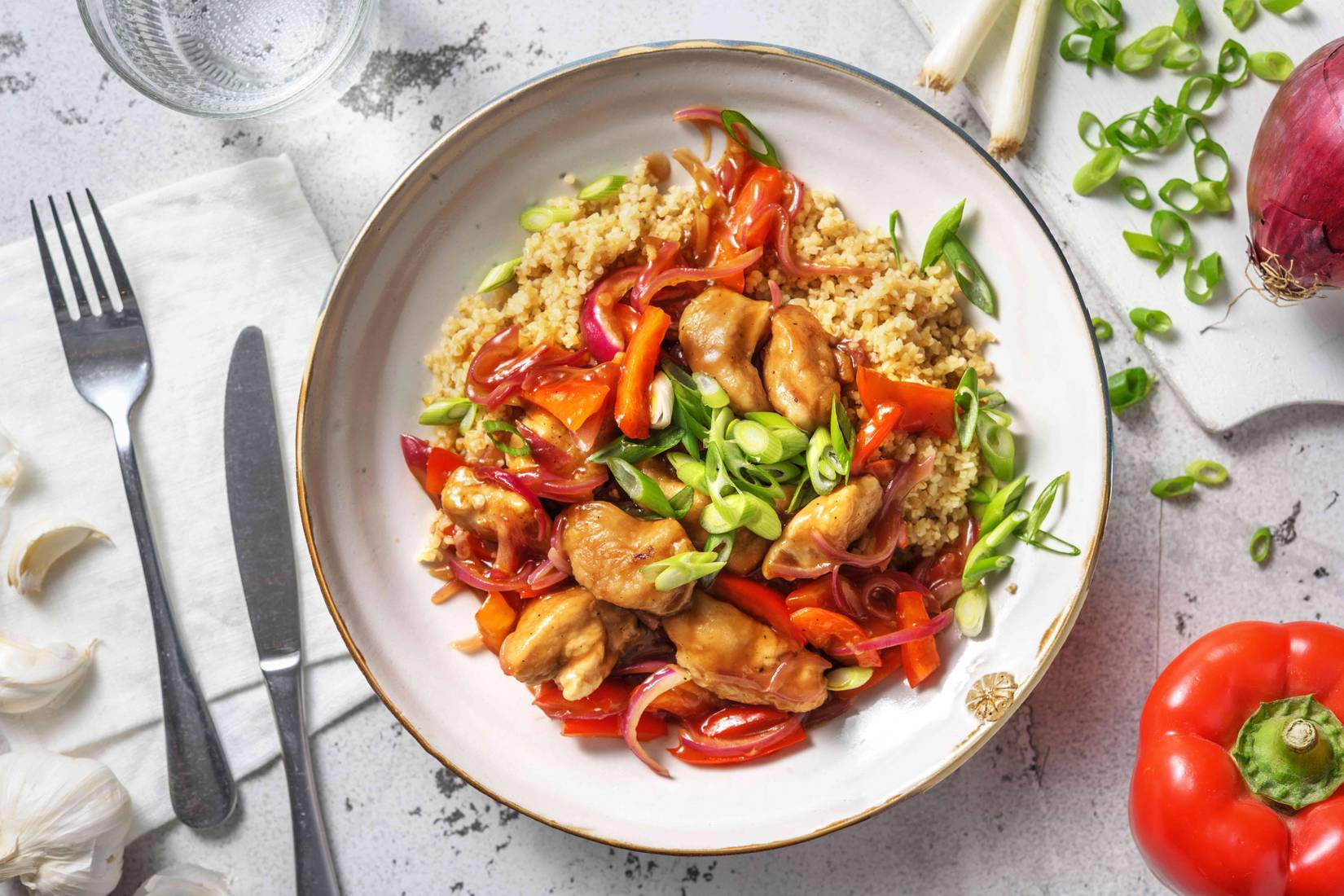 Sweet and Sour Style Chicken