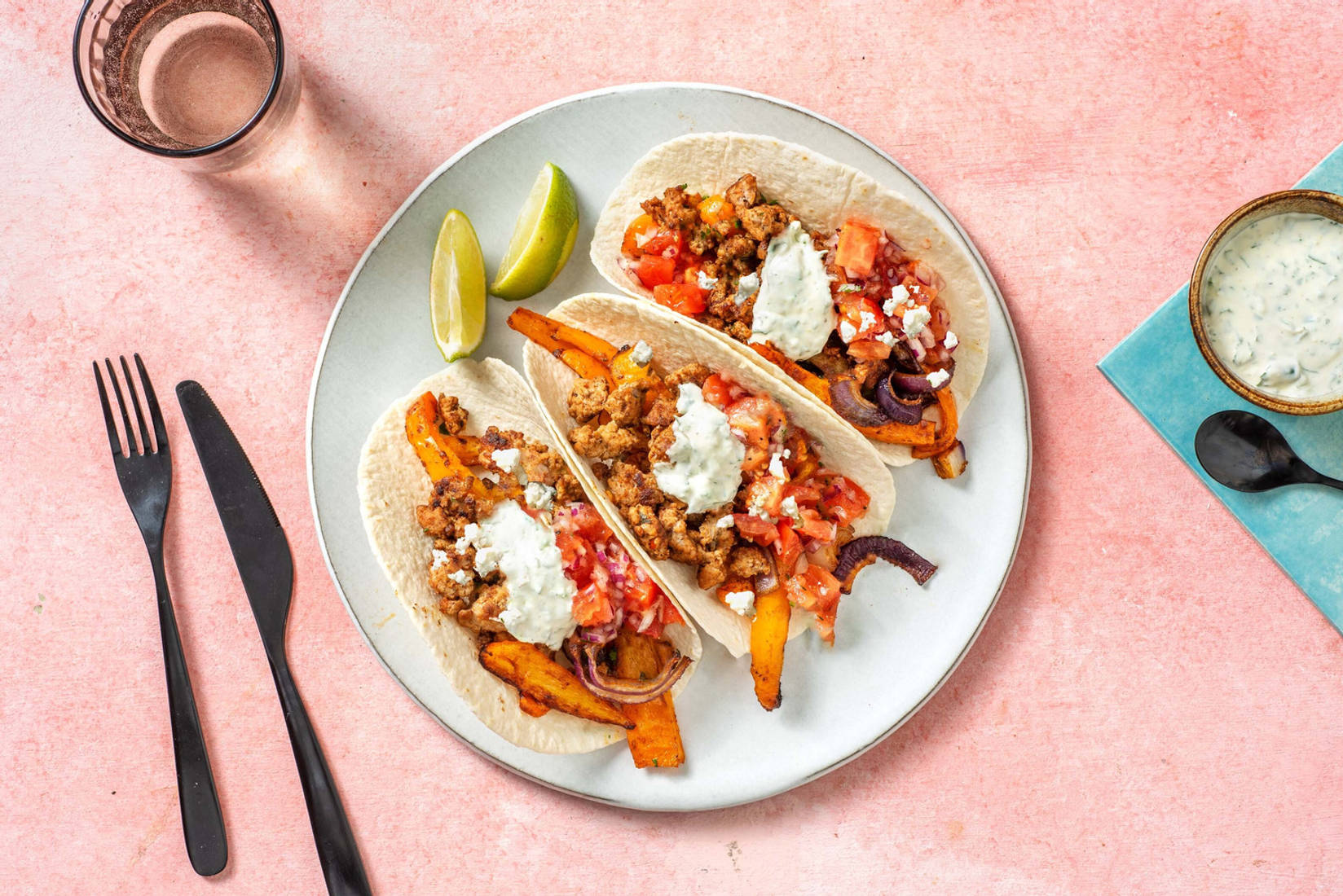 Pork and Pepper Tacos