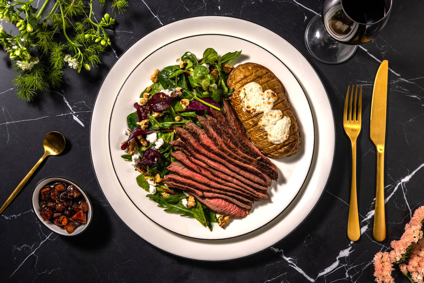 Tagliata di Manzo! Feines Bio-Rindersteak