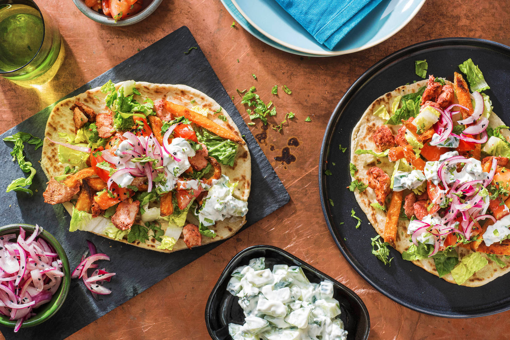 Tandoori Chicken Naans