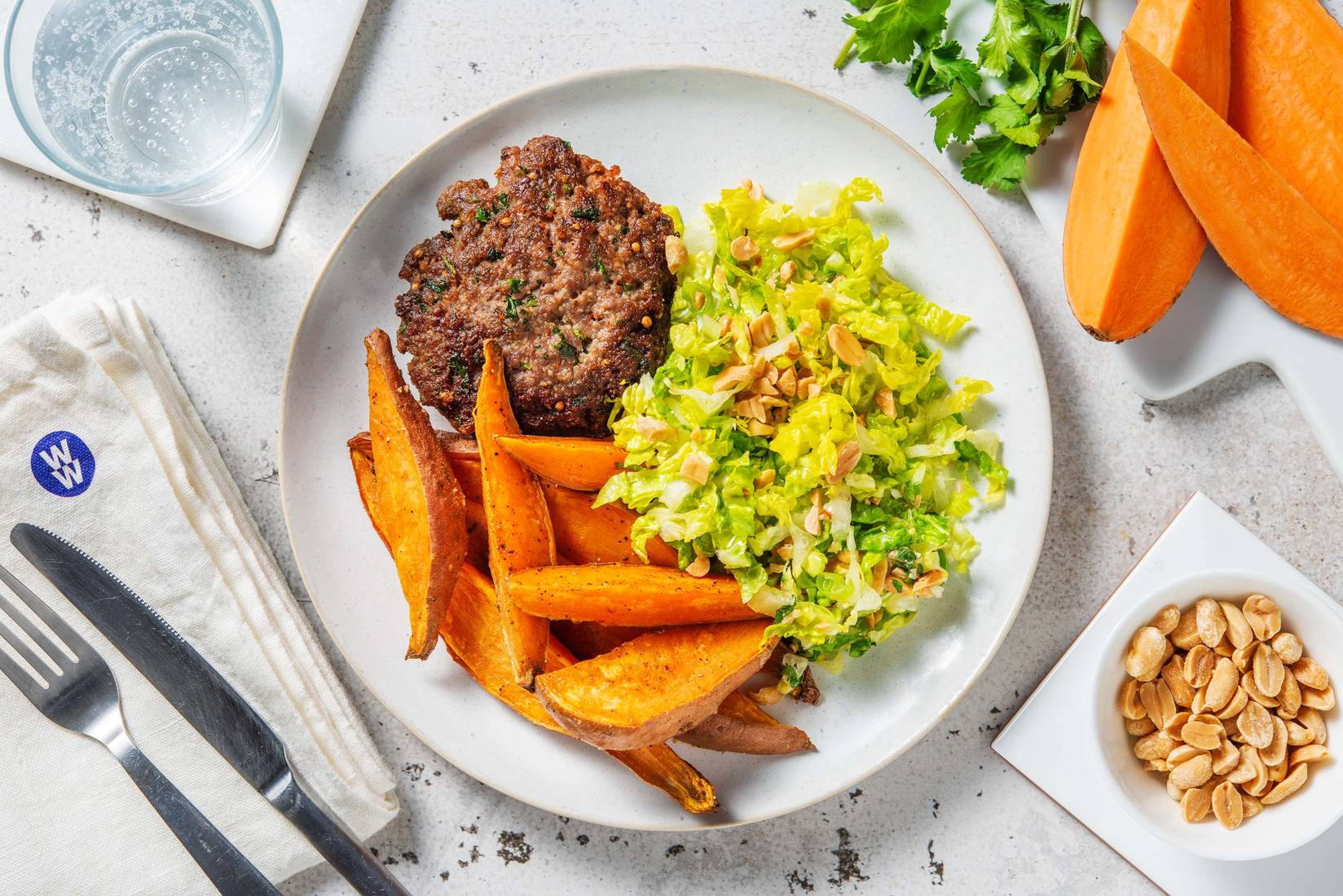 Thai Inspired Spiced Naked Burgers