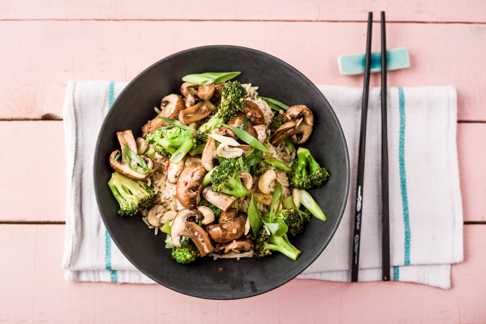 The Governor’s Kung Pao with Brown Rice and Cashews