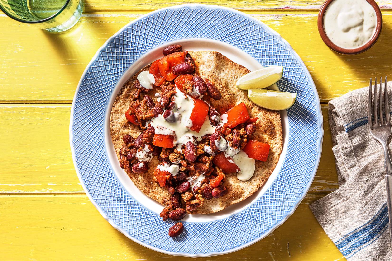 Beefy Tostadas Rapidas