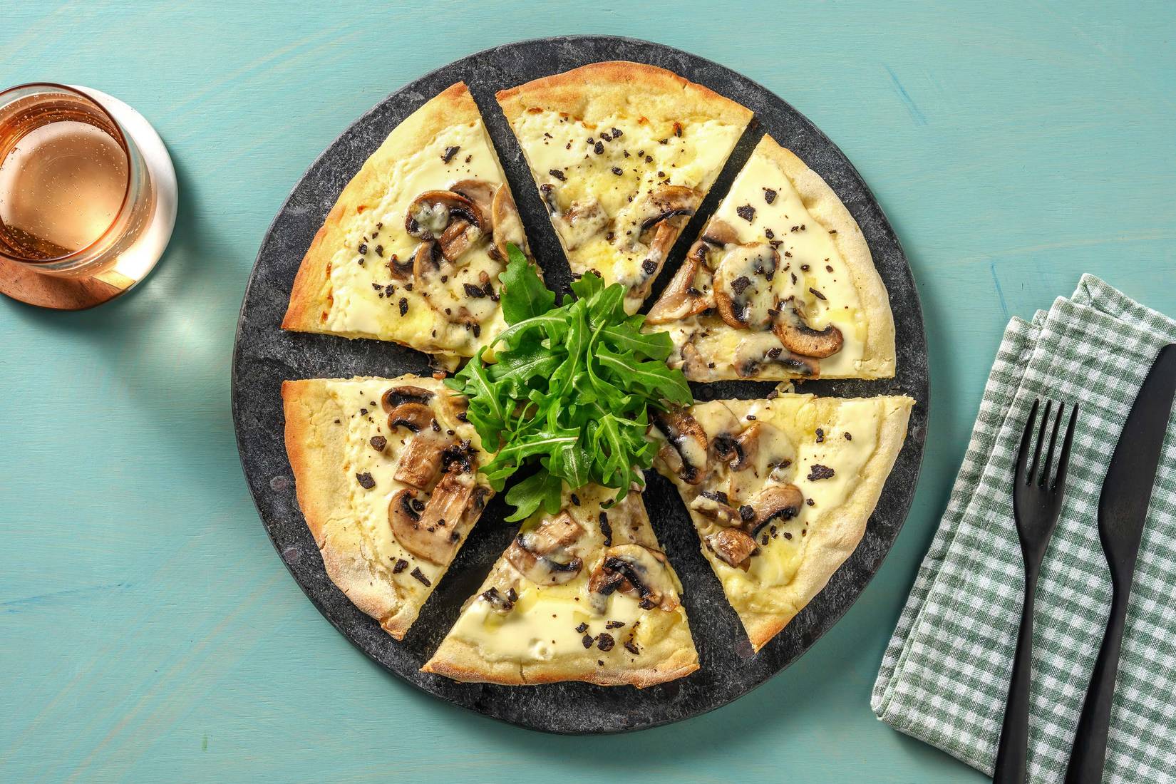 Truffled Mushroom White Pizza