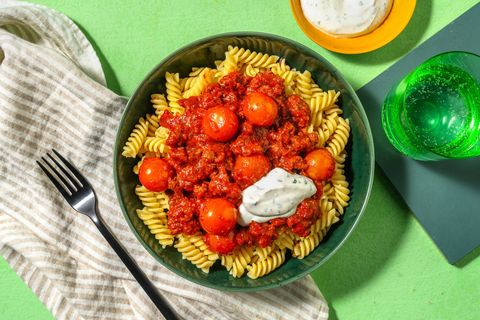 Türkische Rinderhackfleisch-Pasta