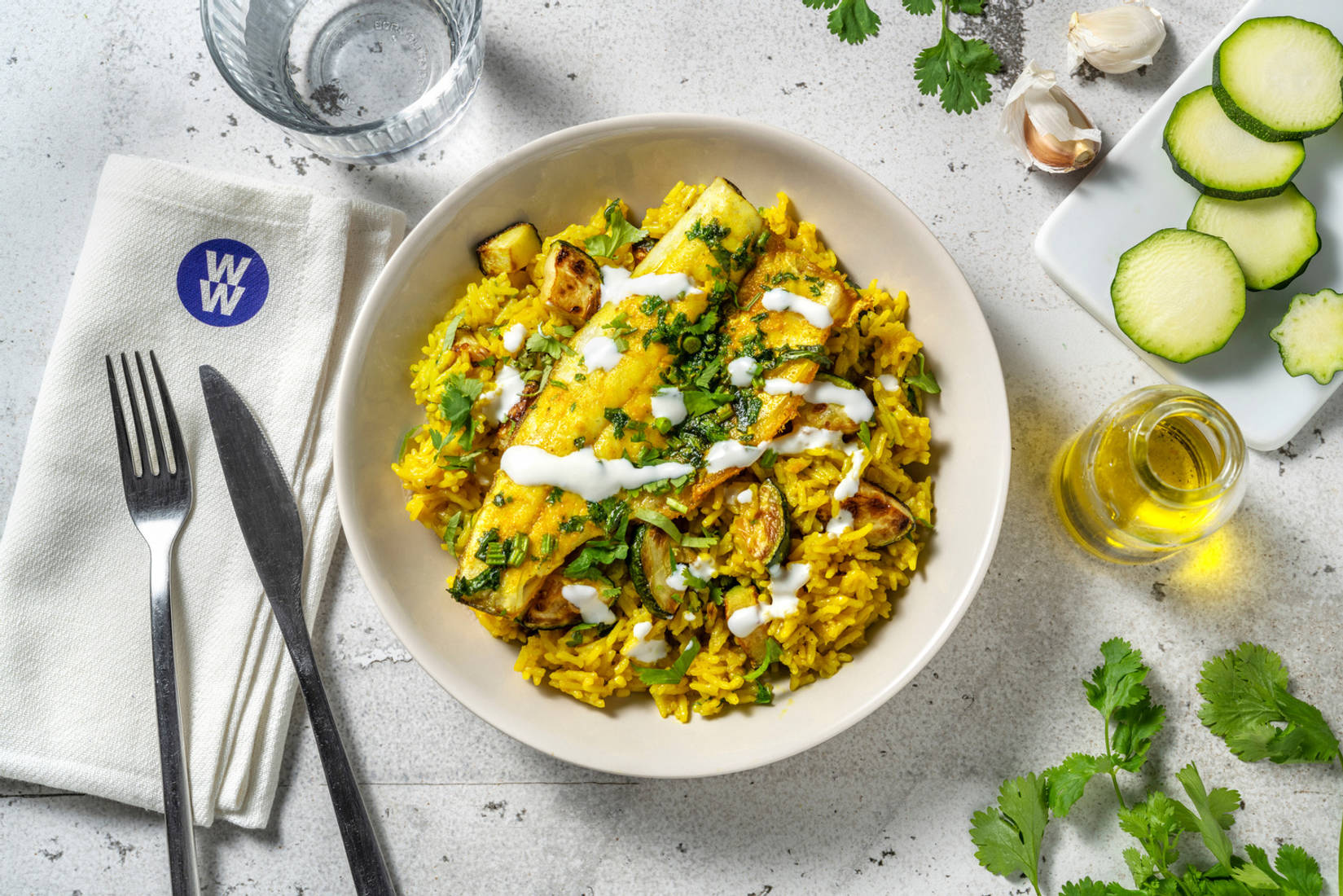 Turmeric and Coriander Marinated Sea Bass