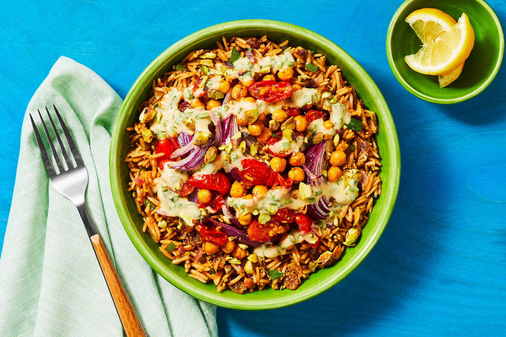 Vegan Turkish-Spiced Chickpea Bowls