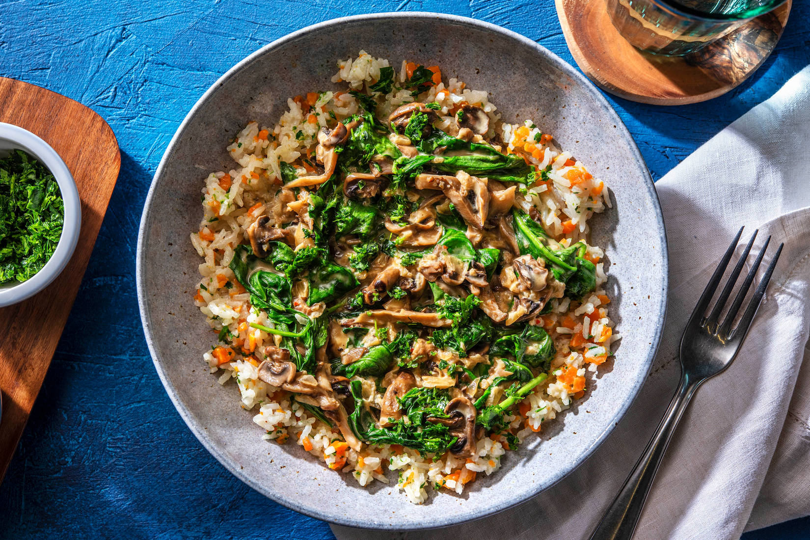 Vegetarisches Stroganoff mit Austernpilzen