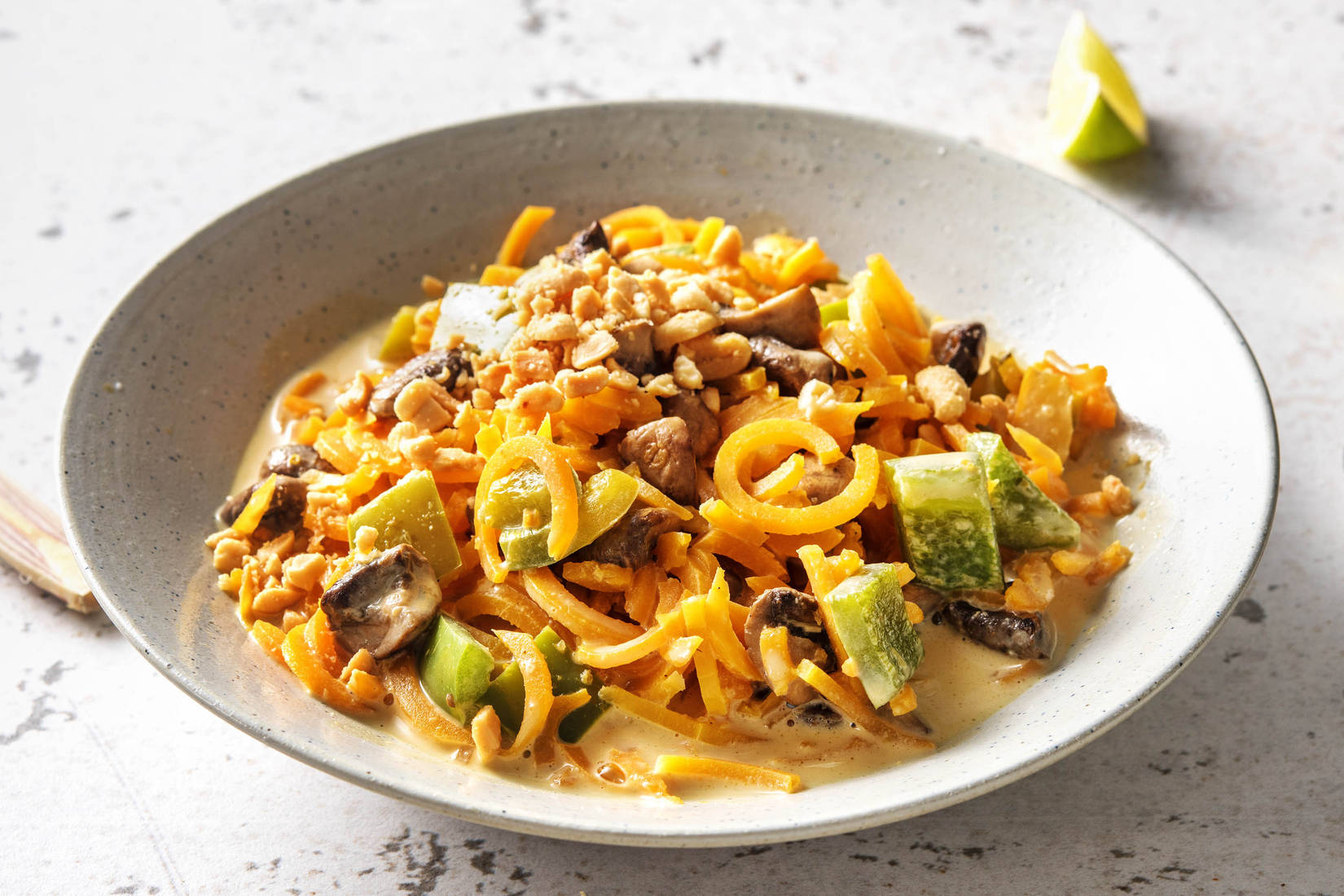 Veggie Laksa Boodle Soup (v)