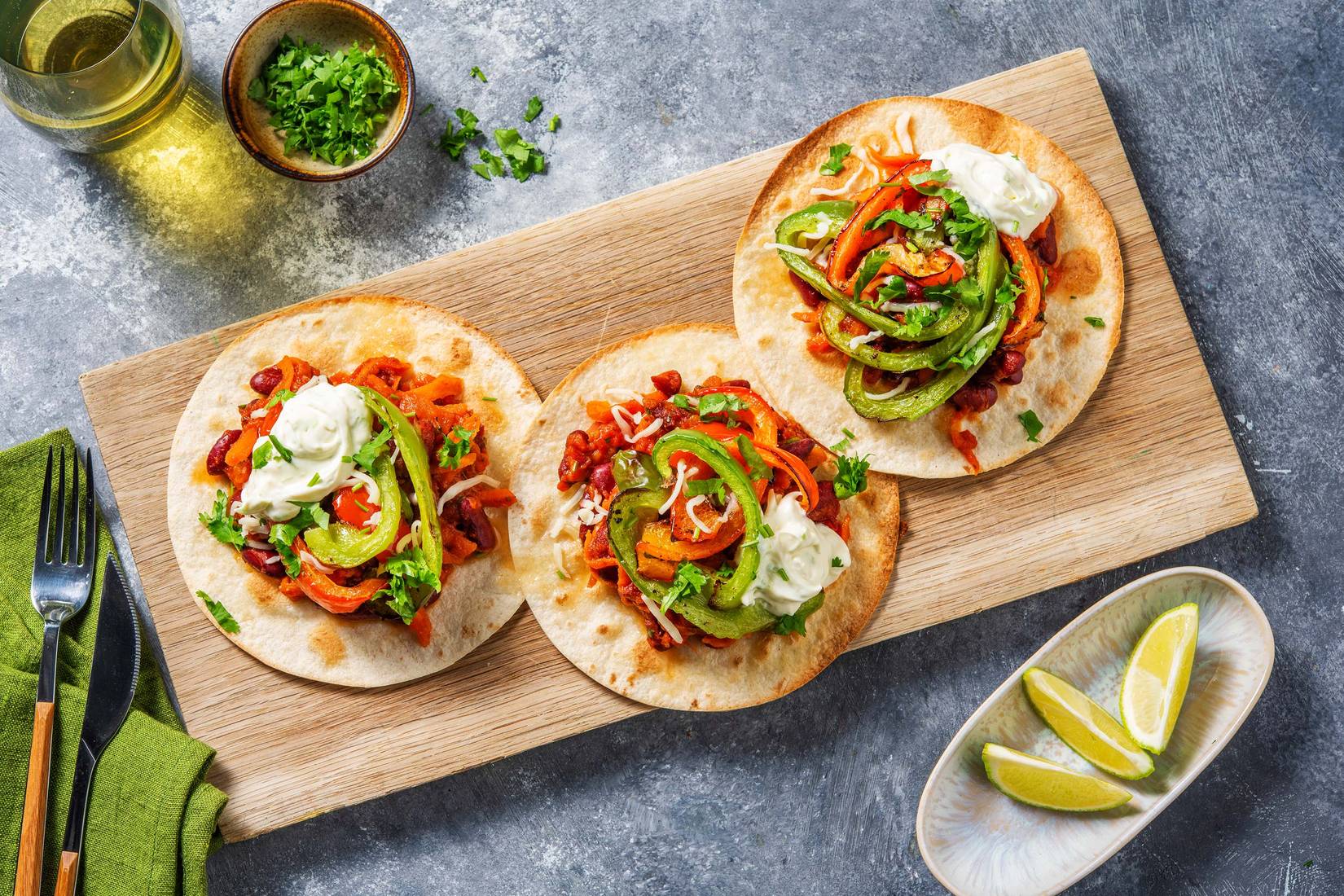 Veggie Tostadas