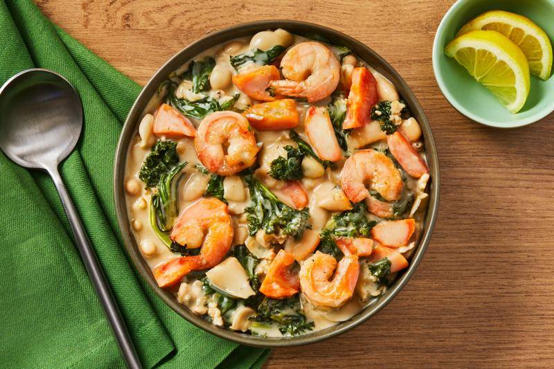 One-Pot Shrimp & Bean Soup