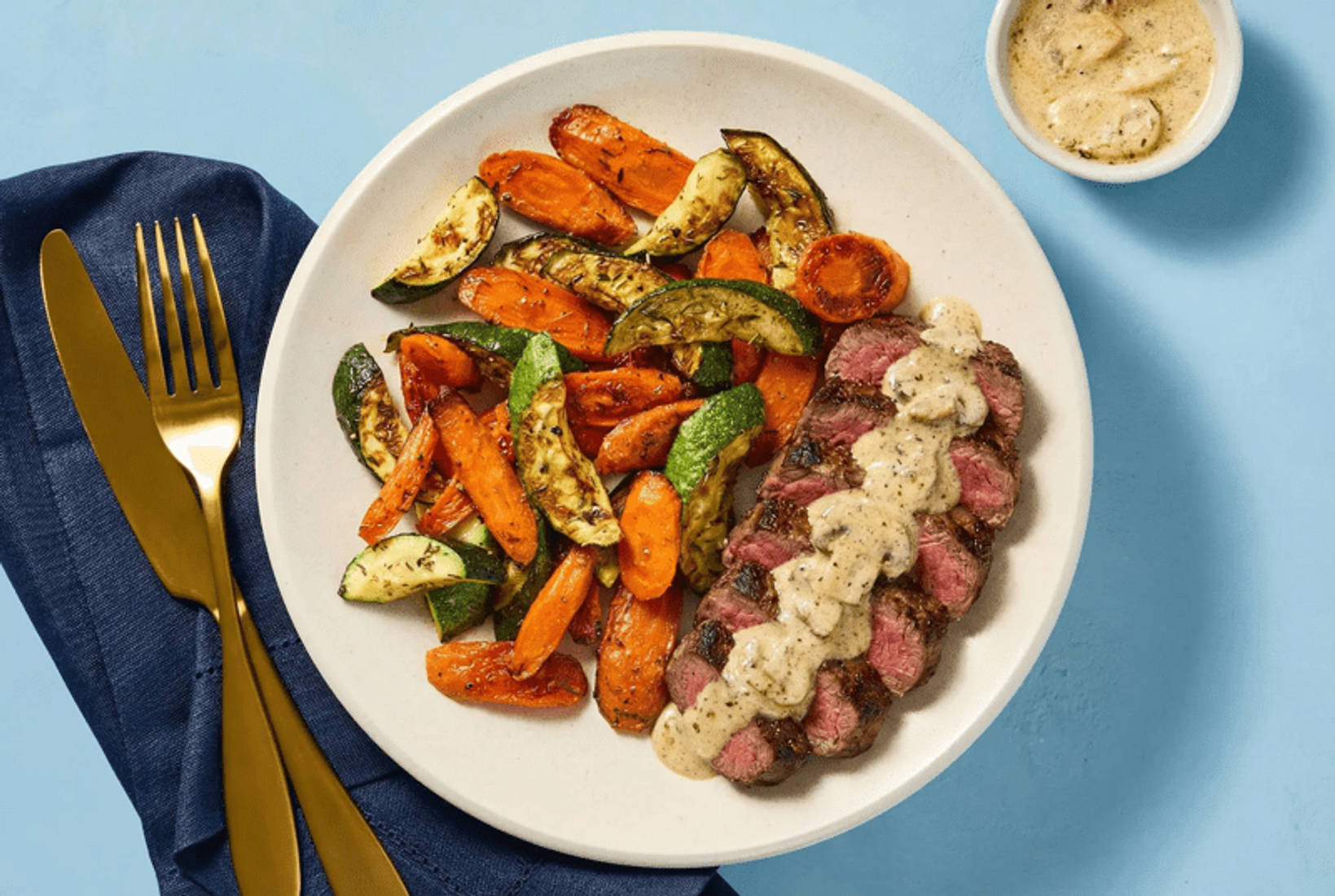 Creamy Mushroom Steak