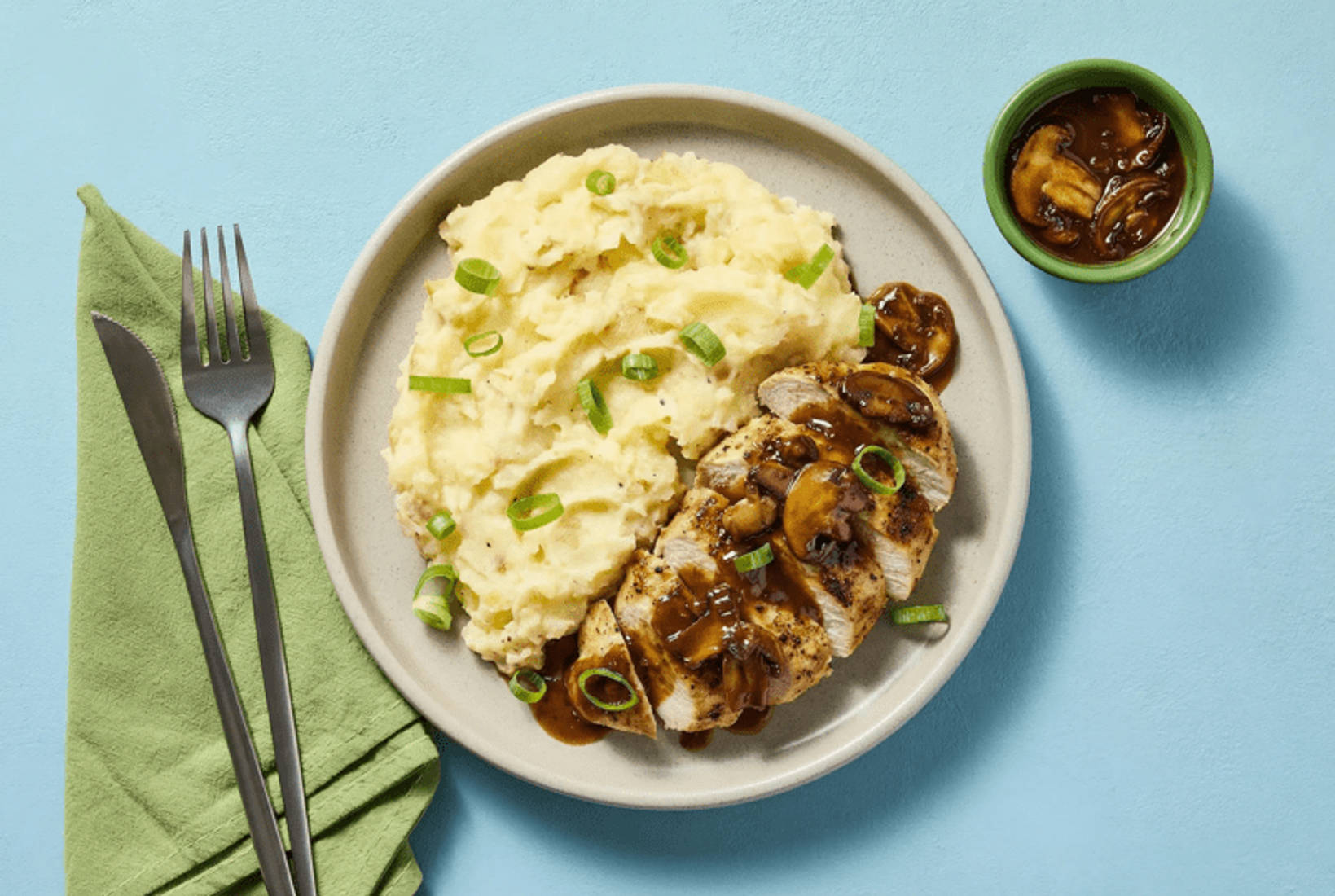 Chicken with Balsamic Mushroom Sauce