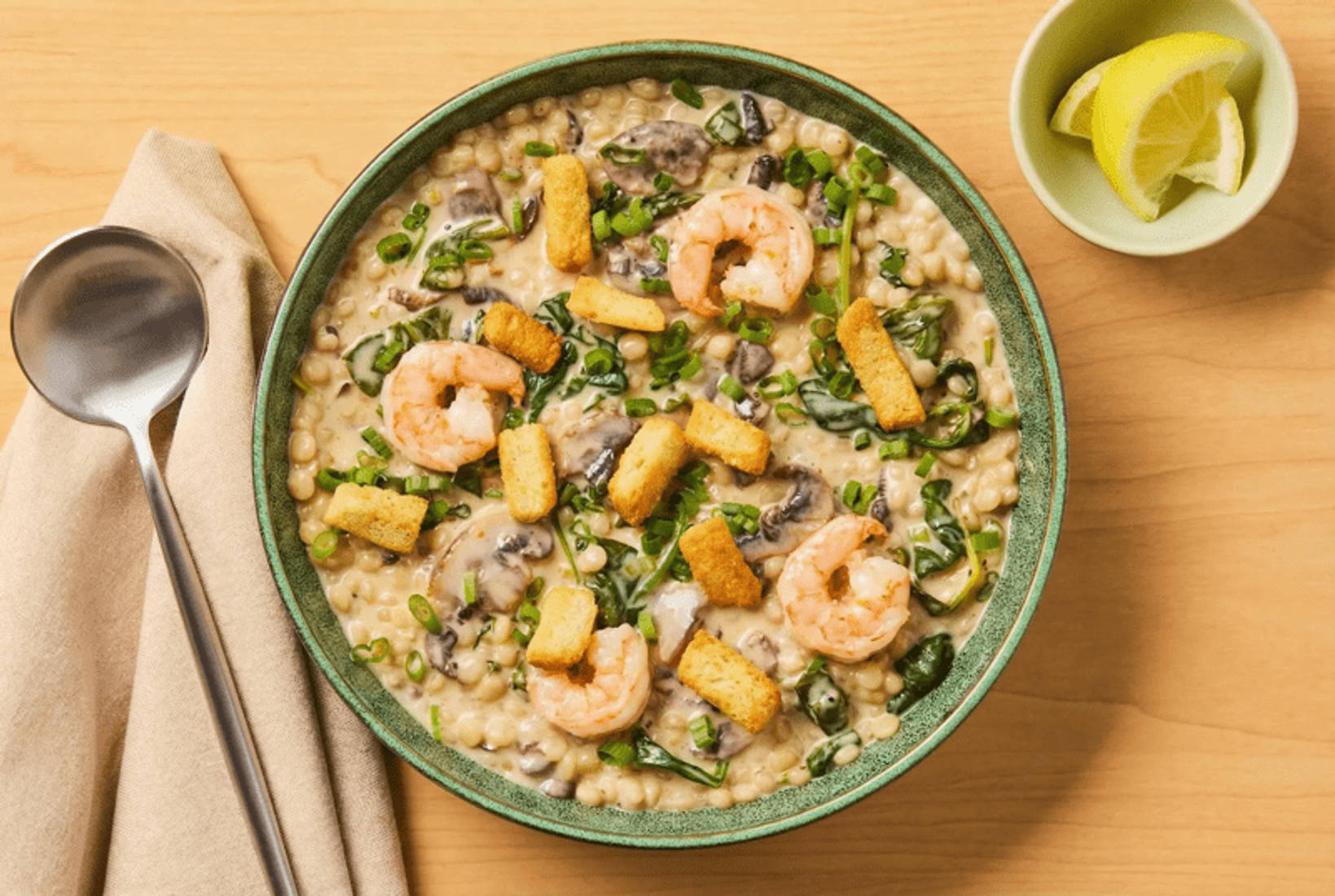 Creamy Mushroom & Shrimp Chowder