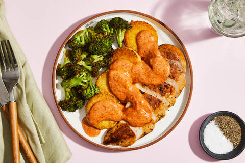 Trattoria Chicken & Pan Seared Polenta