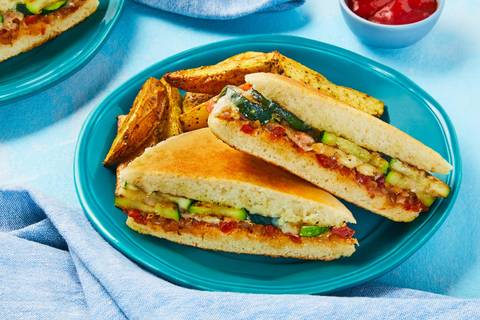 Mozz, Tomato Jam & Bacon Panini