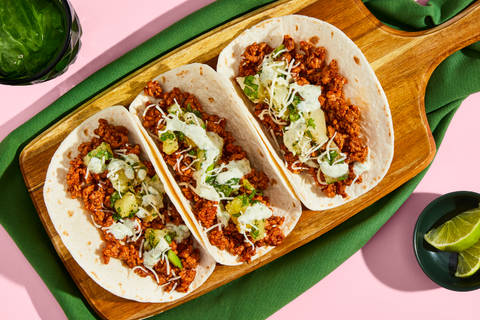 Organic Beef Tacos with Pineapple Salsa