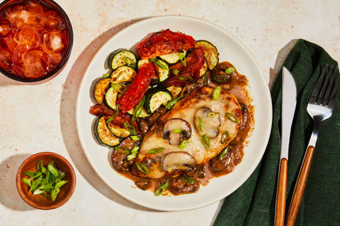 Monterey Jack Smothered Cooked Chicken