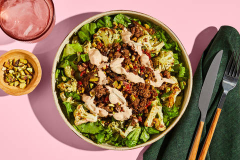 Harissa Turkey & Cauliflower Salad