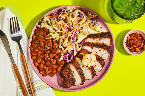 Honey Butter Tofu & BBQ Beans