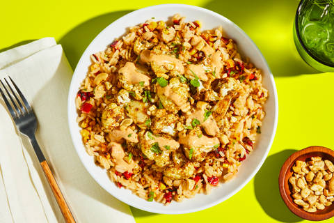 Baja Cauliflower & Wild Salmon Bowls