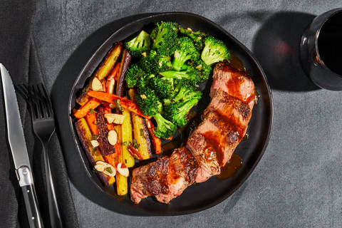 Sirloin Steak & Brown Butter Carrots