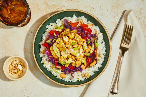 Sweet & Spicy Orange Cauliflower Bowls