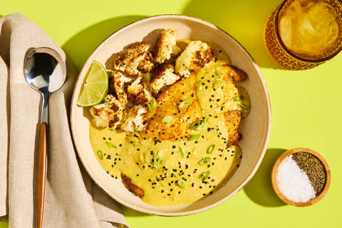 Coconut Curry with Tilapia & Shrimp
