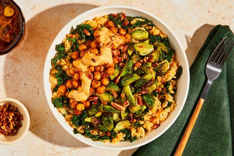 Cajun Chickpea & Chicken Power Bowls