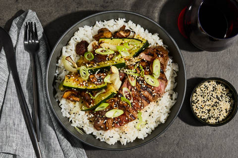 Grilled Sesame Soy Sirloin Steak