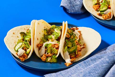 Spicy Cumin Chicken Tacos
