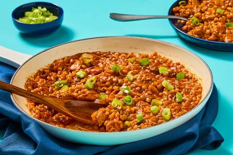 One Pan Paprika Beef & Couscous