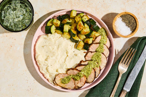 Pork Filet with Bacon & Chimichurri